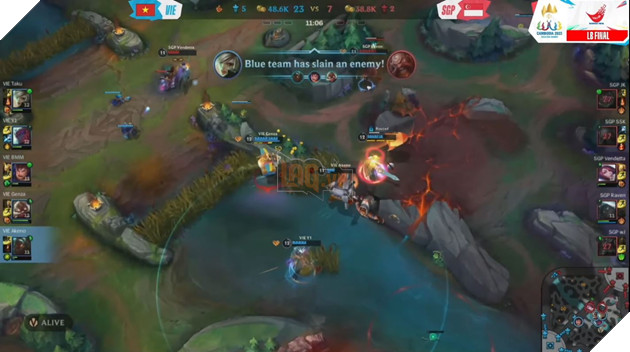 SEA Games 32: Liên Minh Tốc Chiến - Việt Nam đối mặt Singapore tại Chung kết Nhánh thua 8