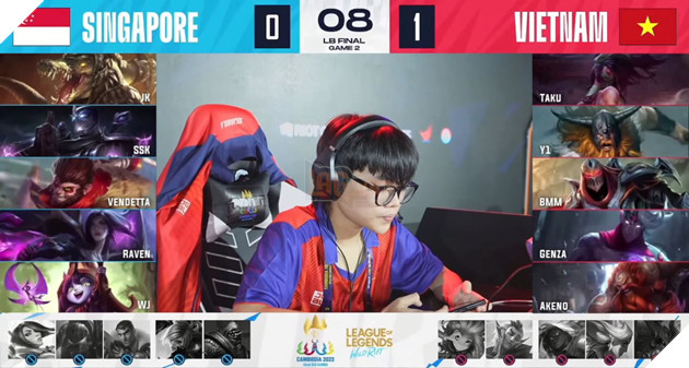 SEA Games 32: Liên Minh Tốc Chiến - Việt Nam đối mặt Singapore tại Chung kết Nhánh thua 11