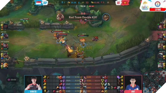 SEA Games 32: Liên Minh Tốc Chiến - Việt Nam đối mặt Singapore tại Chung kết Nhánh thua 22