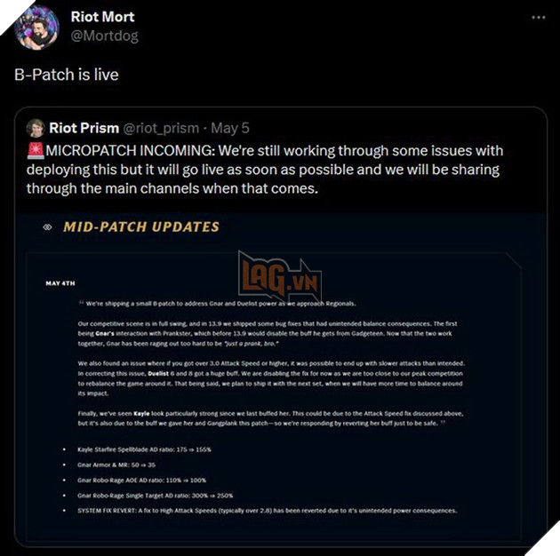 DTCL: Chi tiết bản cập nhật 13.9b chính thức - Nerf gấp Gnar, Kayle và dự kiến thay đổi Song Đấu 2