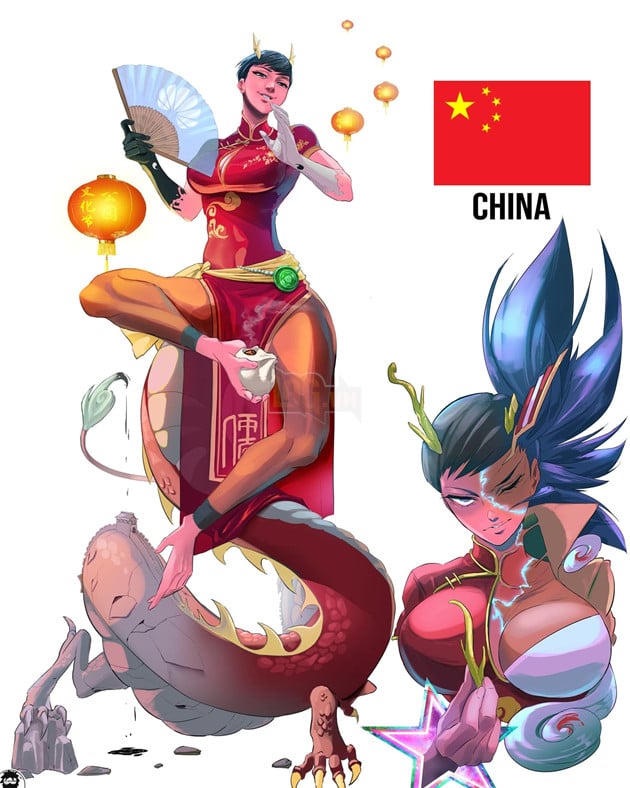 fanart anime trung quốc