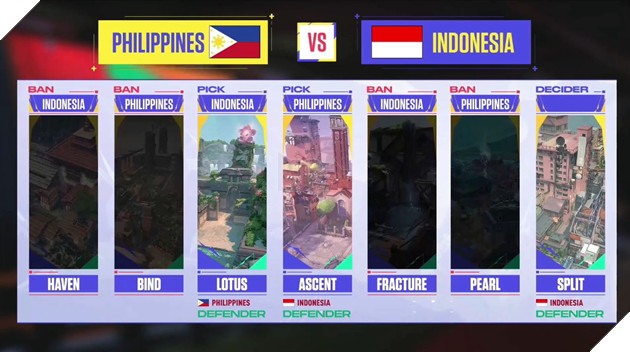 SEA Games 32: Bán kết 1 VALORANT - Philippines quyết chiến Indonesia