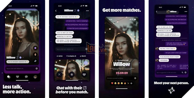 Teaser AI, ứng dụng hèn hò mới cho phép người dùng tìm hiểu đối phương thông qua AI