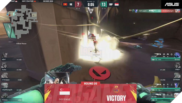 SEA Games 32: Bán kết 2 VALORANT - Việt Nam tái đấu Singapore 7