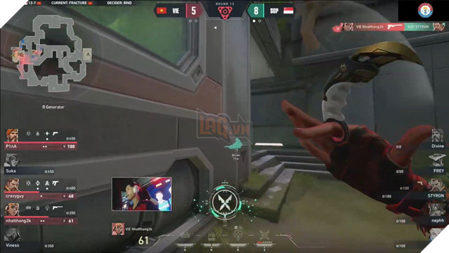 SEA Games 32: Bán kết 2 VALORANT - Việt Nam tái đấu Singapore 9