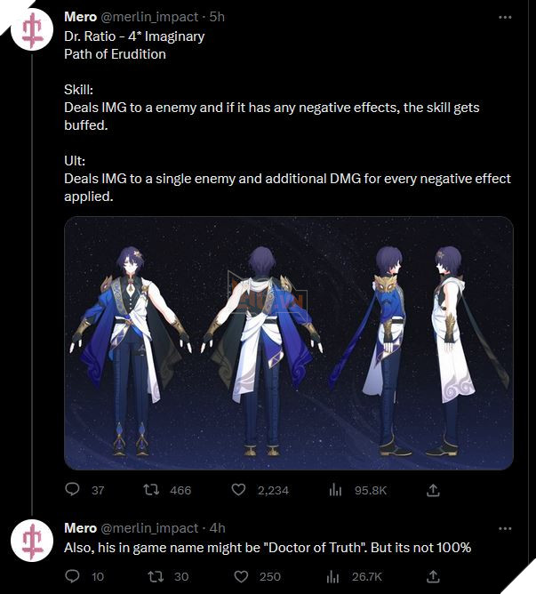 Honkai Star Rail: Leaker tung hàng loạt thông tin Nhân vật mới sắp ra mắt sắp tới 2