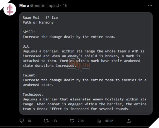 Honkai Star Rail: Leaker tung hàng loạt thông tin Nhân vật mới sắp ra mắt sắp tới 7