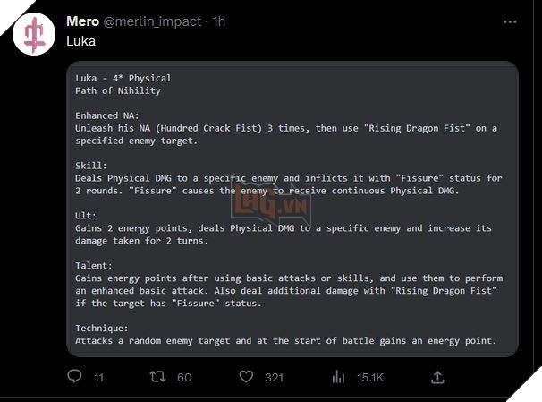 Honkai Star Rail: Leaker tung hàng loạt thông tin Nhân vật mới sắp ra mắt sắp tới 8