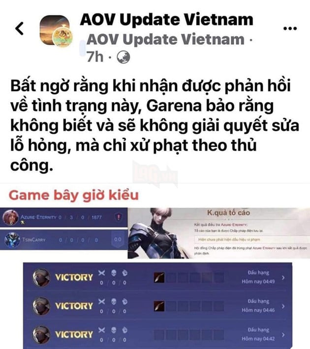 Số lượng người buff rank bẩn trong Liên Quân Mobile tăng mạnh