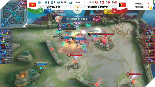 SEA Games 32: Mobile Legends Bang Bang Đồng đội Nam - Việt Nam ra quân đấu Timor Leste 5