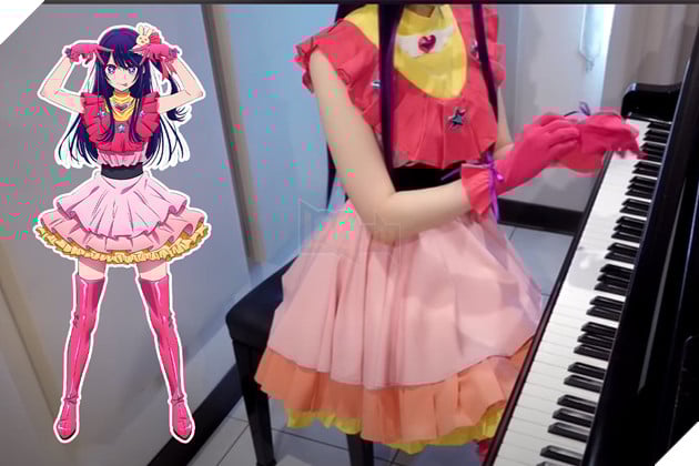 Pan Piano gây sốc khi cosplay thành Ai Hoshino, thay quần áo ngay trên video của mình