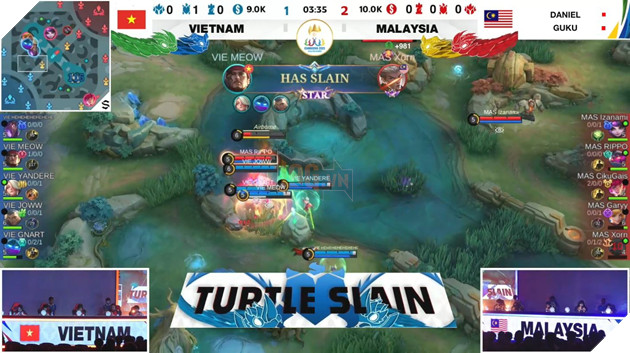 Mobile Legends: Bang Bang Đồng đội Nam ngày 2 - Việt Nam gặp ải khó Malaysia 2