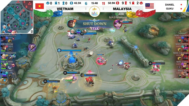 Mobile Legends: Bang Bang Đồng đội Nam ngày 2 - Việt Nam gặp ải khó Malaysia 6