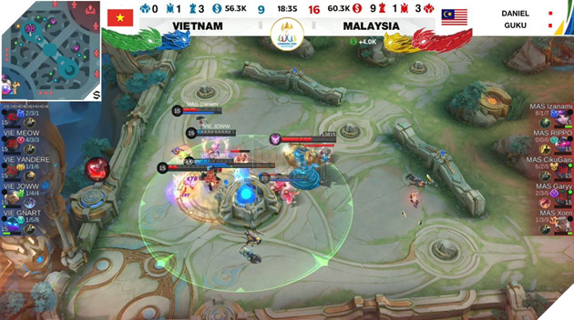 Mobile Legends: Bang Bang Đồng đội Nam ngày 2 - Việt Nam gặp ải khó Malaysia 7