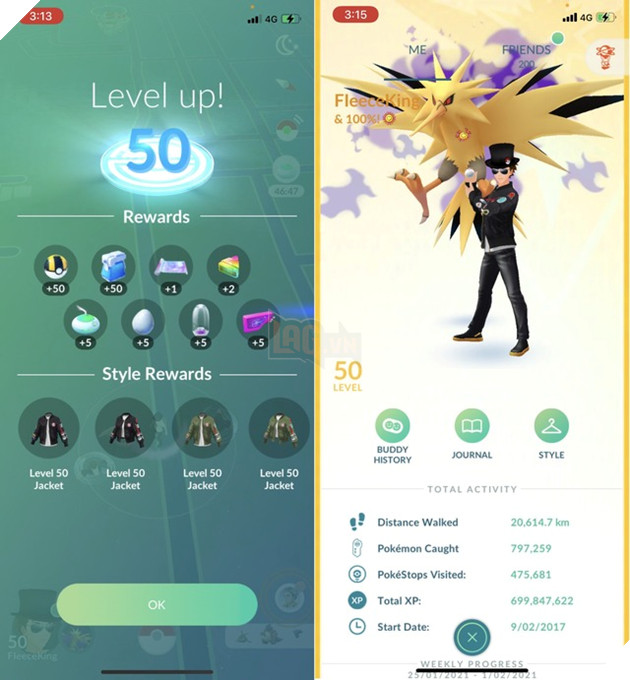 Streamer Pokemon GO bất ngờ bị gửi thư đe dọa ngay sau khi đạt cấp độ cao nhất của trò chơi