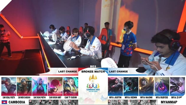 SEA Games 32: Mobile Legends Bang Bang - Campuchia tranh Hạng ba với Myanmar 3
