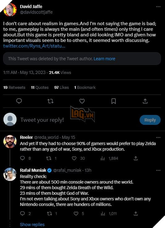 Cha đẻ God of War chê Tears of the Kingdom nhạt nhẽo và cũ kĩ, nhưng không phải tất cả 2