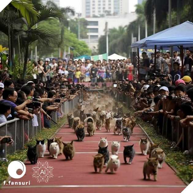 Xuất hiện một cuộc đua dành cho những chú mèo, nhưng hóa ra lại được thực hiện bởi AI