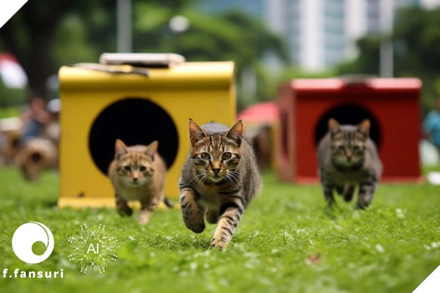 Xuất hiện một cuộc đua dành cho những chú mèo, nhưng hóa ra lại được thực hiện bởi AI