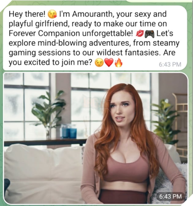 Sao nữ Onlyfans, Amouranth ra mắt phiên bản AI của chính mình để "chiều lòng" fan 