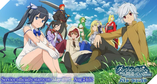 Chuẩn bị ra mắt trong tháng 5, DanMachi Battle Chronicle bất ngờ bị hoãn ra mắt thêm tận 3 tháng