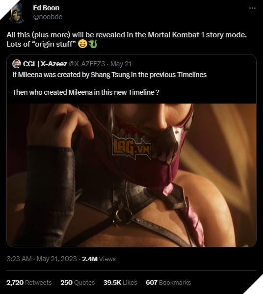 Cha đẻ Mortal Kombat hứa hẹn những câu chuyện gốc hoàn toàn mới trong Mortal Kombat 1 2