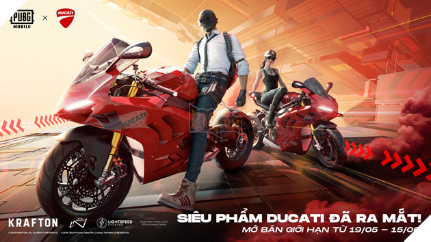 PUBG Mobile công bố hợp tác thương hiệu siêu xe Italy đẳng cấp Ducati