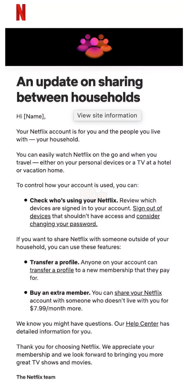 Netflix áp dụng chính sách mới nhằm ngăn chặn nạn chia sẻ mật khẩu 