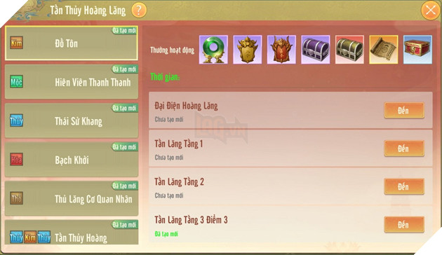 Rạng danh bang hội với hoạt động tranh đoạt Tần Thủy Hoàng Lăng vừa cập nhật tại Kiếm Thế Origin 2