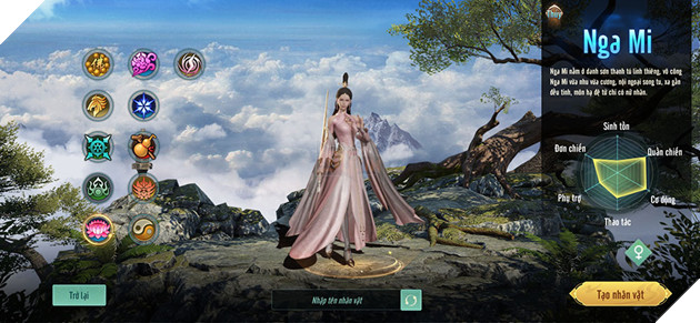 Xuất hiện môn phái buff đầu tiên của Kiếm Thế Origin: Nga Mi 2