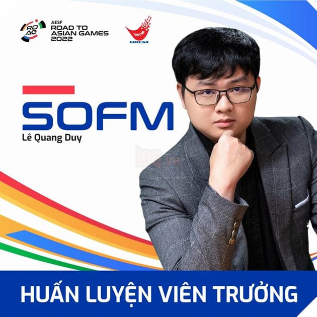 Danh sách chính thức đội tuyển quốc gia Liên Minh Huyền Thoại Việt Nam tại Road to Asian Games 2022 2