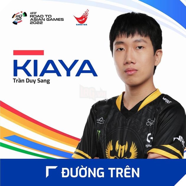 Danh sách chính thức đội tuyển quốc gia Liên Minh Huyền Thoại Việt Nam tại Road to Asian Games 2022 5