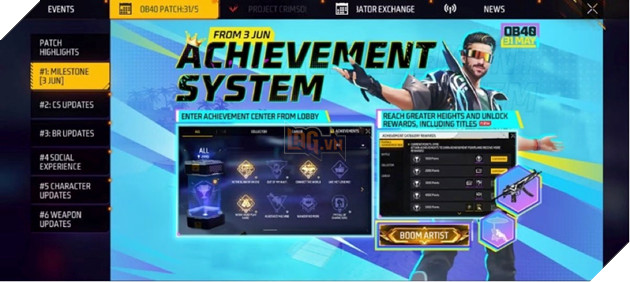 Free Fire OB40: Thời gian phát hành, tính năng, nhân vật mới, thay đổi vũ khí,...