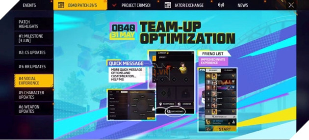 Free Fire OB40: Thời gian phát hành, tính năng, nhân vật mới, thay đổi vũ khí,...
