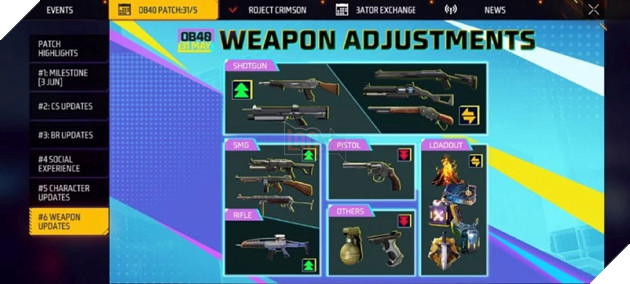 Free Fire OB40: Thời gian phát hành, tính năng, nhân vật mới, thay đổi vũ khí,...