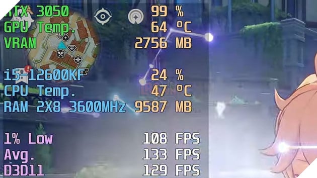 Tăng Fps genshin impact