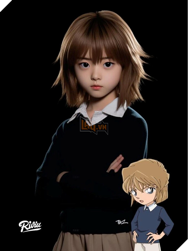 Chân dung các nhân vật của Thám Tử Lừng Danh Conan khi hóa người thật nhờ AI 4