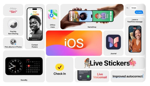 Apple ra mắt iOS 17: Một loạt tính năng cũ được nâng cấp