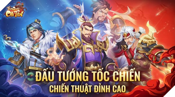 Tam Quốc Chí Tôn GAMZ - Game 3Q đấu tướng tốc chiến chính thức ra mắt