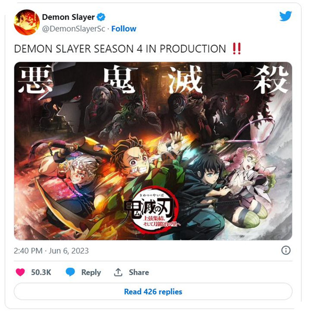 Kimetsu No Yaiba season 4