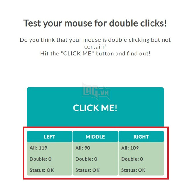 Double Click và cách chẩn đoán bệnh chuột gaming nhanh chóng nhất