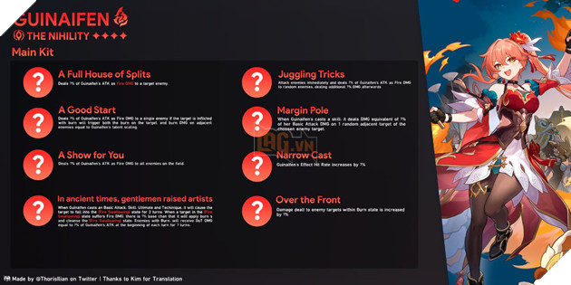 Honkai: Star Rail: Leaker hé lộ thêm một nhân vật gây sát thương DOT hệ Hỏa cực chiến