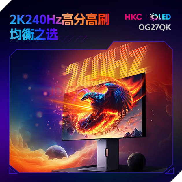 HKC ra mắt loạt màn hình gaming mới, hướng đến game thủ PC lẫn Console