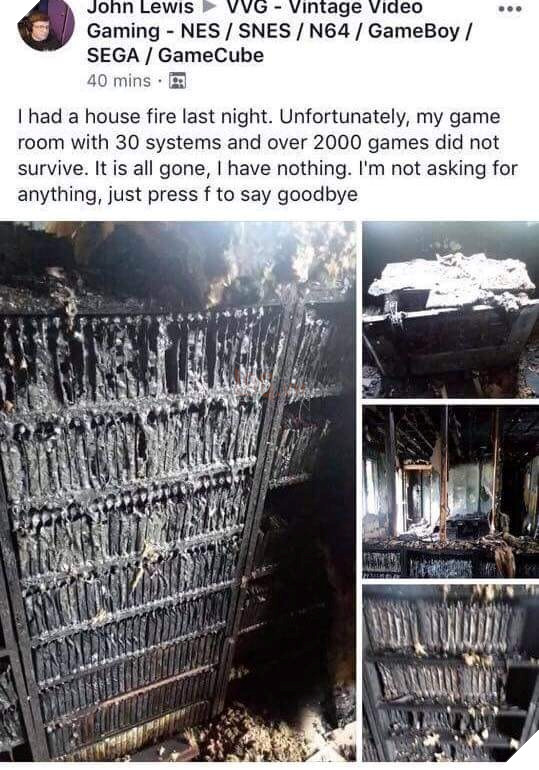 Ngọn lửa thiêu rụi căn nhà một game thủ và thứ còn nguyên vẹn lại chính là Diablo 2 3