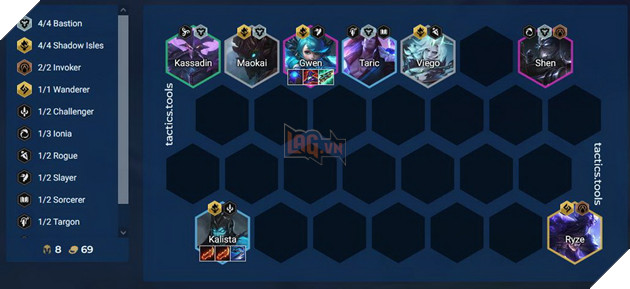 DTCL Mùa 9: Hướng dẫn đội hình Quần Đảo Bóng Đêm Reroll mạnh nhất rank Cao Thủ meta 13.16