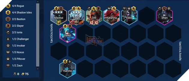 DTCL Mùa 9: Hướng dẫn đội hình Quần Đảo Bóng Đêm Reroll mạnh nhất rank Cao Thủ meta 13.16 3