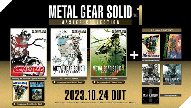 Metal Gear Solid Collection Vol. 2 bất ngờ rò rỉ ba trò chơi góp mặt trong danh sách
