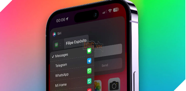 iOS 17 cho phép Siri làm lệnh gửi tin nhắn từ một ứng dụng thứ ba
