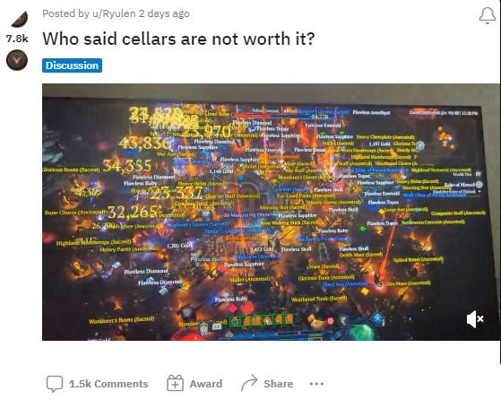 Diablo 4: Vọc nhanh lỗi cày đồ vô tận trong Cellar, dường như chưa bị Blizzard đụng tới 2