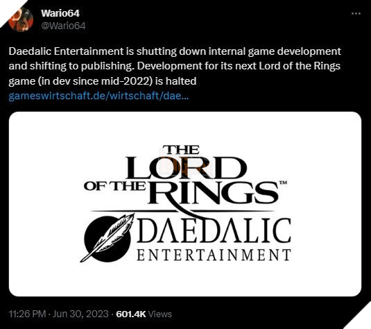 Đội ngũ phát triển The Lord of the Rings: Gollum đóng cửa sau màn ra mắt thảm họa 2